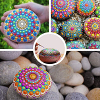 Mandala Dotting Tools Set, 32 piezas Pen Ball Stylus Dotting Art Herramientas y plantillas con una bolsa de almacenamiento impermeable para pintar rocas, arcilla Pottery Craft, Nail Dotting y dibujo artístico - Arteztik
