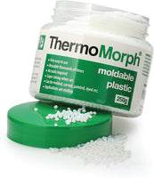 Pellets de plástico moldeable ThermoMorph, reutilizables, reutilizables, térmicas, plegables, ideales para esculpir y manualidades, perfectos para dientes falsos y afilados de Cosplay, 8.8 onzas - Arteztik
