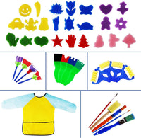 LiteBee Juego de pintura para niños de aprendizaje temprano, 42 piezas, kit de pintura divertido, para niños y niñas - Arteztik
