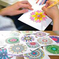 Juego de 41 herramientas de punteado de mandala de HFBlins, herramientas de pintura, pinceles y bandeja de pintura para lienzo, rocas y manualidades, suministros de arte de dibujo, manualidades para niños, arte de uñas, pintura - Arteztik
