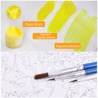 Blovec DIY pintura por números para adultos acrílico pintura al óleo por números kits de arte manualidades para decoración de pared hogar 16 x 20 pulgadas - Arteztik
