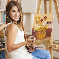 12 unidades de brochas púrpuras, finas y artísticas para pintar Mudder para pinturas en acrílico, en acuarela y pinturas al óleo - Arteztik
