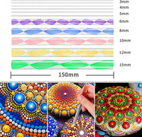 BestFire - Juego de 29 herramientas de punteado de mandala para pintura artística, herramientas de punteado para pintar rocas con plantilla de mandala, rotuladores, bandeja de pintura, cepillo y herramientas de modelado para manualidades, colorear, dibujo - Arteztik
