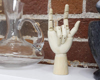 Maniquí de madera de mano para dibujo y exhibición de joyería (7 pulgadas) - Arteztik

