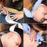 Papel de transferencia de tatuajes, Audab 38 hojas plantilla de papel para tatuaje, 8 1/4 pulgadas x 11 3/4 pulgadas - Arteztik
