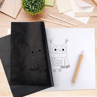 Juego de papel de carbono ASTORON, 150 hojas de papel de transferencia de color negro y papel de calco con 5 herramientas de repujado para lápices, papel de transferencia de carbono para trazar en madera, tela y otras superficies - Arteztik
