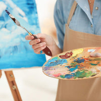Juego de 7 cuchillos de pintura, rascador de mezcla de acero inoxidable, paleta de cuchillos para suministros de pintura al óleo - Arteztik
