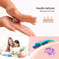 50 Color /25g Soft Clay Starter kit, Block Oven Baking Model Clay, DIY Craft Clay, with Carving Tools, Storage Box and Other Tools Laojbaba - Arteztik
