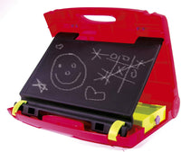 Faber-Castell Do-Art - Caballete de viaje 3 en 1, 30 piezas, caballete de mesa para niños con suministros de arte, multicolor - Arteztik
