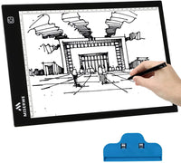 Miserw A4 mesa de luz 0.157 in ultra delgada LED caja de luz Artcraft Tracing pad para dibujar, animación Stencilling X-rayViewing - Arteztik
