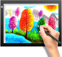 Caja de luz LED portátil A4, LITENERGY Light Pad USB Power LED Artcraft Tracing Light Table para artistas, dibujo, bocetos, animación - Arteztik
