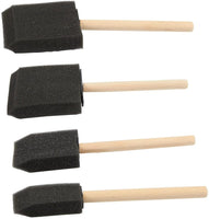 Cepillos de pintura de espuma, suministros para manualidades (4 tamaños, 20 unidades) - Arteztik
