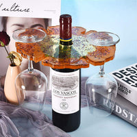 Richoose 2 moldes de silicona para soporte de vino – DIY gran estante de vidrio de vino molde de resina de 5 y 6 ranuras para mayordomo de vino, soporte de botella de vino, manualidades epoxi - Arteztik

