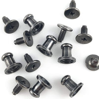 150 juegos de 0.315 x 0.197 x 0.315 in de color mezclado botones picos y tachuelas kit de cabeza redonda tornillo trasero cuero artesanía rápido remache punk Stud y Spike para ropa zapatos cinturones bolsos collares de perro accesorios 5/16 pulgadas - Arteztik
