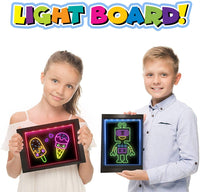 Amazola AM-102 - Tabla de dibujo para niños, incluye mando a distancia y 10 plantillas - Arteztik
