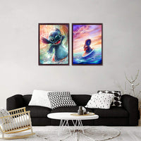 Simliber - Kit de pintura de diamante 5D para principiantes, adultos, manualidades, decoración de pared para el hogar, 11.8 x 15.8 pulgadas, 2 unidades - Arteztik
