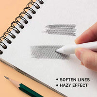 Mezcla de broches y tortillones de papel Art Blenders, palos con extensión de lápiz, borrador para estudiante Artista carbón bocetos herramientas de dibujo (14 piezas) - Arteztik
