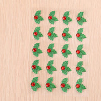 Amosfun - 5 hojas de pegatinas decorativas para Navidad, color verde y rojo - Arteztik
