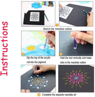 Tarklanda Mandala Juego de herramientas de punteo, kits de herramientas de pintura, pinceles, bandeja de pintura para pintar, rocas para colorear dibujo y proyectos de arte - Arteztik
