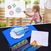 Mandala Dotting Tools, Shynek 41 piezas Mandala Rock Kit de herramientas de pintura con Mandala plantilla para pintar rocas, pintura Mandalas y dibujo - Arteztik
