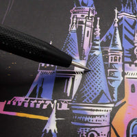 Pobec Scratch Art Tools, 8 piezas de pintura Dibujo Artes Conjunto de herramientas, lápiz capacitivo, bolsa de herramientas, raspador pequeño, cepillo limpio, pluma de reparación - Arteztik

