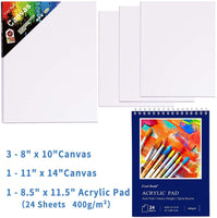 Juego de pintura acrílica, 49 piezas, suministros de pintura profesional, incluye caballete de mesa de madera, pinceles de pintura, pinturas acrílicas, paleta y almohadilla de pintura acrílica, regalo perfecto para artistas, estudiantes y niños - Arteztik
