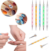 33 piezas Mandala Dotting Tools Kit de bolígrafo para pintura de uñas, patrón de relieve, manualidades, lienzo y dibujo - Arteztik

