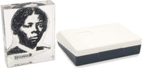 Harriet Tubman - Sello y almohadilla de tinta de acrílico transparente de 0.5 in de grosor, para 20 billetes de dólar - Arteztik
