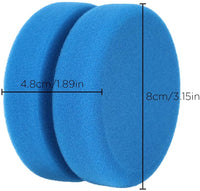LUTER 4 esponjas aplicadoras de pintura, esponja redonda de doble cara para pintura, artes y manualidades (3 pulgadas, azul) - Arteztik
