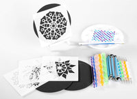 Point Painting Prush Tool - Juego de plantillas de mandala para puntos, plantilla de mandala, 29 piezas, kits de herramientas de pintura - Arteztik
