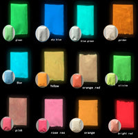 Glow in The Dark Pigment Powder,12 Colors Resin Dye Luminous Powder for Epoxy Resin,Acrylic Paint,Slime,Nails,Halloween Party, Fine Art & DIY Crafts,Non-Toxic,Skin Safe, Long Lasting(0.35oz/Each) - Arteztik
