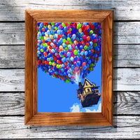 Pintura de números para adultos, kit de pintura por números en lienzo, globo colorido de 16 x 20 pulgadas - Arteztik
