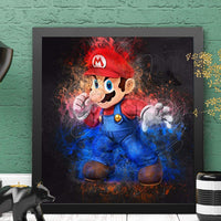 Kit de pintura de diamantes 5D para adultos, pintura de diamantes de imitación redonda con diamantes, punto de cruz, perfecto para relajación y decoración de pared del hogar (memoria de infancia, 16.0 x 16.0 in) - Arteztik

