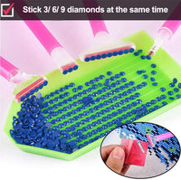 21 piezas diamante pintura herramientas 5D diamante bricolaje pintura accesorios Cross Stitch Kits de herramientas con diamante bordado caja para adultos o para niños - Arteztik
