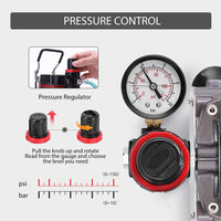 VIVOHOME 110-120V Sistema de pintura profesional de aerografía con compresor de aire de 1/5 HP y 3 kits de aerógrafo para tatuajes, zapatos de maquillaje, decoración de tartas, negro certificado ETL - Arteztik
