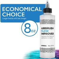 Impresa - Juego de pintura para mejorar el flujo de aerógrafo, 8.5 fl oz, reduce los zuecos y puntas de aguja secas - Arteztik
