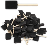 Cepillos de pintura de espuma, cepillos de esponja de 2 pulgadas para manualidades y manualidades (paquete de 60) - Arteztik
