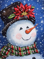 SUNKOO - Kit de pintura de diamante de Navidad para adultos, pintura de perforación completa con diamantes de imitación, decoración de pared para el hogar, feliz año nuevo, 12.0 x 16.0 in - Arteztik
