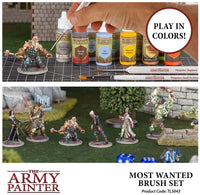 Pinceles Wargamer: el juego de brochas de The Army Painter para pintar miniaturas más buscado. Pinceles de calidad hechos a mano en Europa, 3 pinceles - Arteztik
