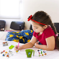 Sinceroduct 5D - Kit de pegatinas de pintura de diamantes para niños y adultos principiantes, para pegar pintura con diamantes por números, fácil de bricolaje, bonitos animales, mundo del mar - 18 piezas - Arteztik
