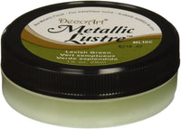 Deco Art metálico Lustre Acabado de cera, 1 oz, Lavish Verde - Arteztik
