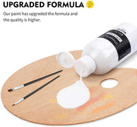 Magicfly Bulk Juego de pintura acrílica, 14 colores ricos pigmentos (8.1 fl oz/8.12 fl oz. ), pintura no destiñe, no tóxica para pintar sobre lienzo, ideal para niños, artistas y pintores aficionados - Arteztik
