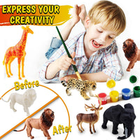 FunzBo Kit de pintura para manualidades y artes infantiles, juguetes para animales, suministros de arte y manualidades, recuerdos de fiesta para niños y niñas de 4 5 6 7 años de edad, creatividad para niños, regalo de bricolaje, pintura de Pascua para tus - Arteztik
