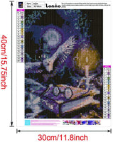 Kits de pintura con diamantes de imitación 5D para bordado completo, 12x16 - Arteztik
