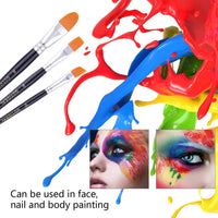 GOTIDEAL Juego de pinceles de pintura para artistas, 15 pinceles surtidos con estuche de transporte portátil, paleta, esponja, apto para acrílico, acuarela, pintura al óleo y gouache, perfecto para niños y adultos - Arteztik
