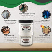 Fixit Sculpt epoxi 1 Lb. Arcilla - Arteztik
