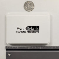 ExcelMark - Almohadilla de tinta para sellos de goma 2-1/8 por 3-1/4 pulgadas - Arteztik
