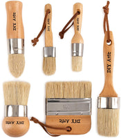 DIYARTZ - Juego de 3 pinceles de pintura, cerdas naturales, gruesas y duraderas - Arteztik
