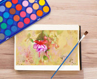 Juego de 36 sartenes de acuarela, juego de pintura de acuarela con 4 pinceles, fácil de mezclar colores, perfecto para niños y adultos - Arteztik
