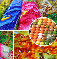 Pintura de diamante para adultos 5D Diamond Art por números, kit completo de pintura de bricolaje con diamantes - Arteztik
